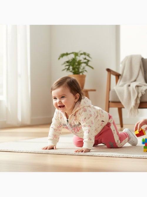 Lee Cooper - Completo giacca con cappuccio e pantalone jogging neonata - Kiabi