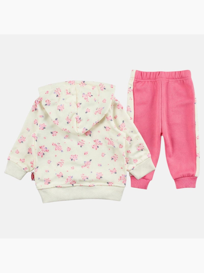 Lee Cooper - Completo giacca con cappuccio e pantalone jogging neonata Giallo - Kiabi