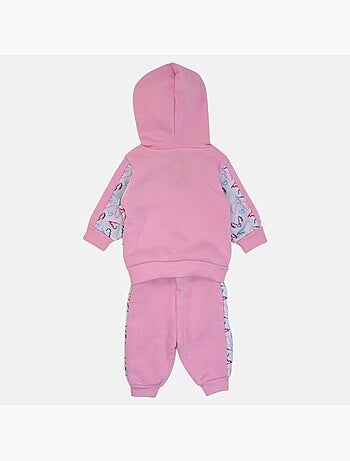 Lee Cooper - Completo giacca con cappuccio e pantalone jogging neonata