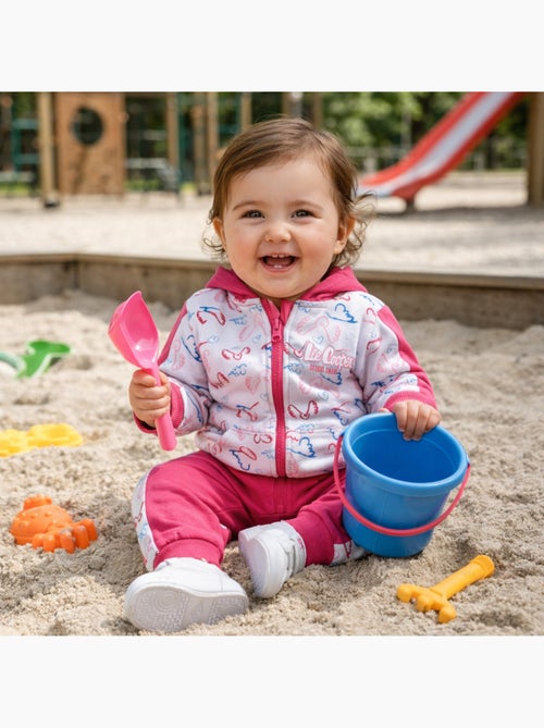 Lee Cooper - Completo giacca con cappuccio e pantalone jogging neonata - Kiabi