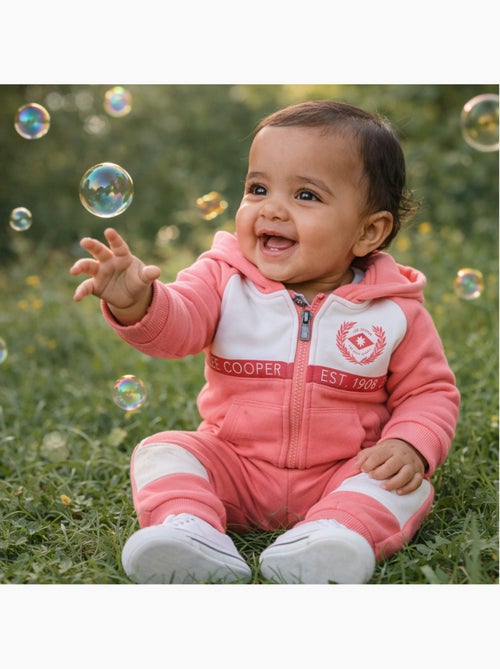 Lee Cooper - Completo giacca con cappuccio e pantalone jogging neonata - Kiabi