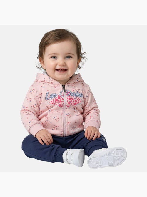 Lee Cooper - Completo giacca con cappuccio e pantalone jogging neonata - Kiabi
