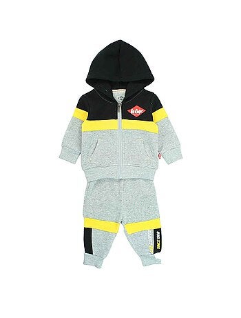 Lee Cooper - Completo giacca con cappuccio e pantalone jogging neonato