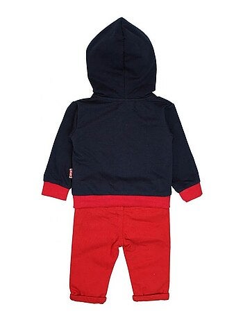Lee Cooper - Completo giacca con cappuccio e pantalone neonato
