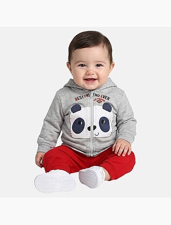 Lee Cooper - Completo giacca con cappuccio e pantalone neonato