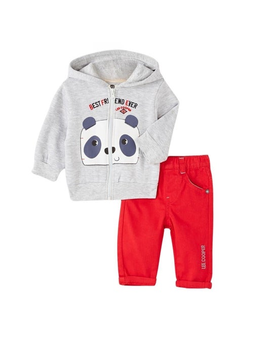Lee Cooper - Completo giacca con cappuccio e pantalone neonato - Kiabi