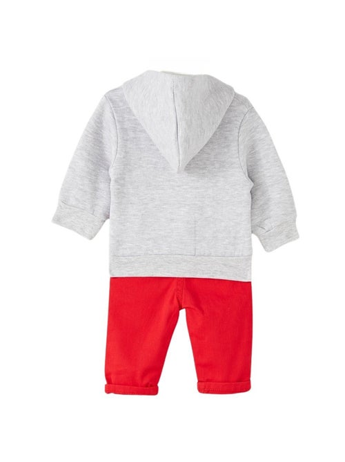 Lee Cooper - Completo giacca con cappuccio e pantalone neonato - Kiabi