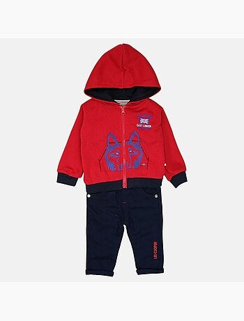 Lee Cooper - Completo giacca con cappuccio e pantalone neonato