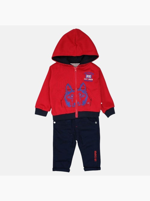 Lee Cooper - Completo giacca con cappuccio e pantalone neonato - Kiabi