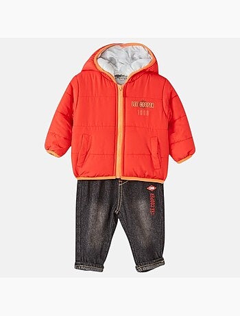 Lee Cooper - Completo giacca con cappuccio e pantalone neonato