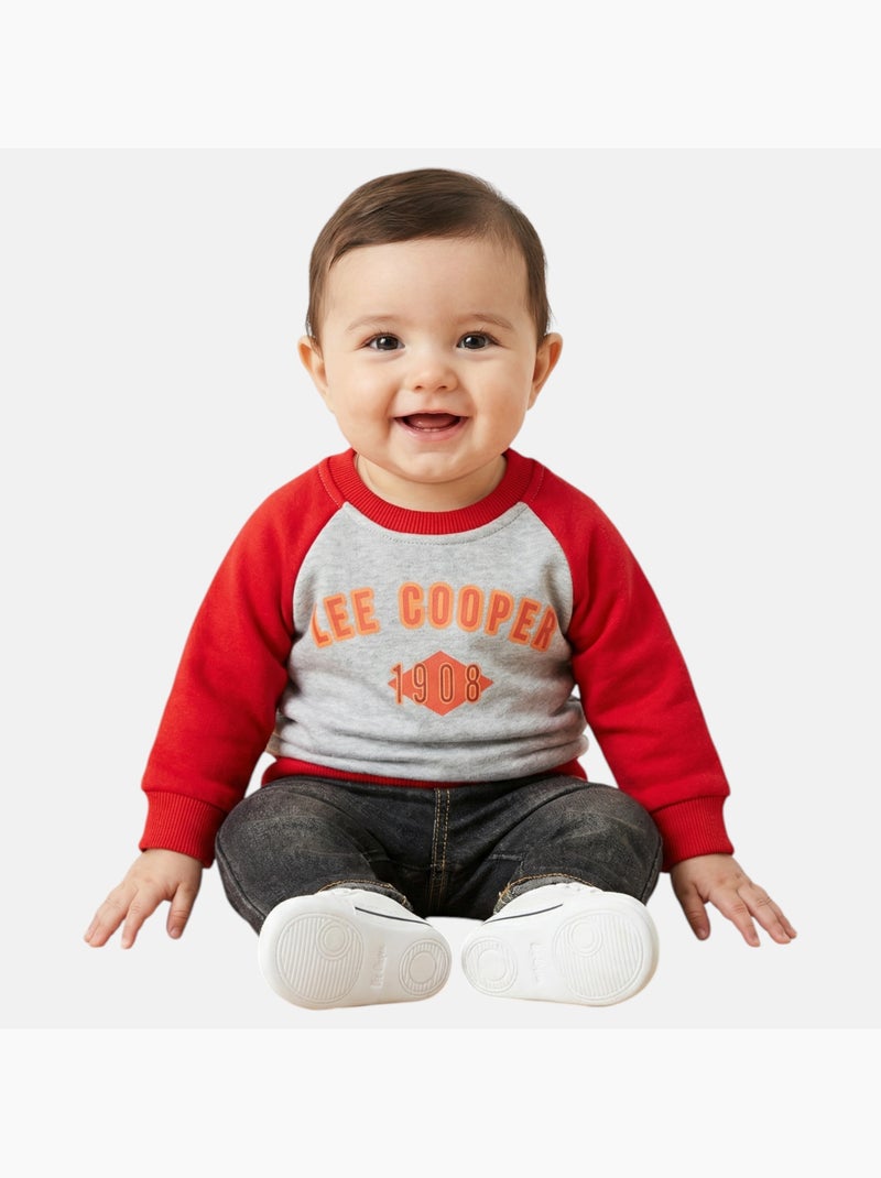 Lee Cooper - Completo giacca con cappuccio e pantalone neonato Rosso - Kiabi