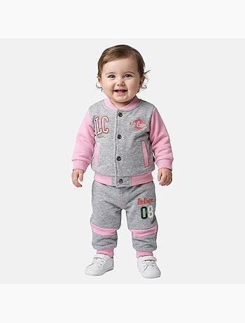 Lee Cooper - Completo giacca e pantalone jogging neonata