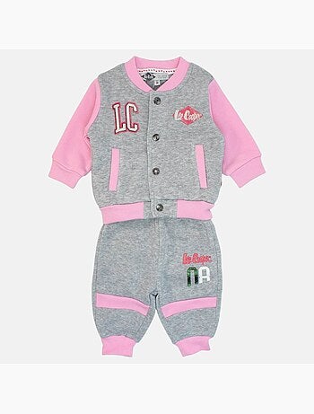 Lee Cooper - Completo giacca e pantalone jogging neonata