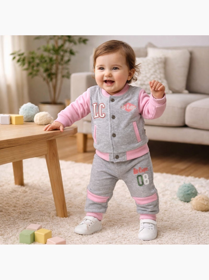 Lee Cooper - Completo giacca e pantalone jogging neonata Grigio - Kiabi