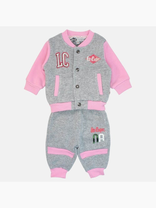 Lee Cooper - Completo giacca e pantalone jogging neonata - Kiabi