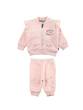 Lee Cooper - Completo giacca e pantalone jogging neonata