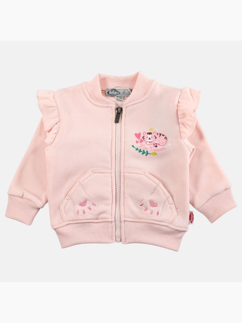 Lee Cooper - Completo giacca e pantalone jogging neonata Rosa chiaro - Kiabi