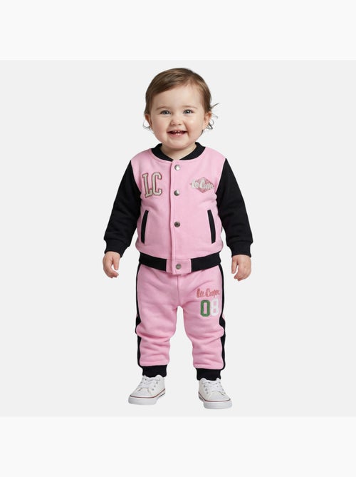Lee Cooper - Completo giacca e pantalone jogging neonata - Kiabi