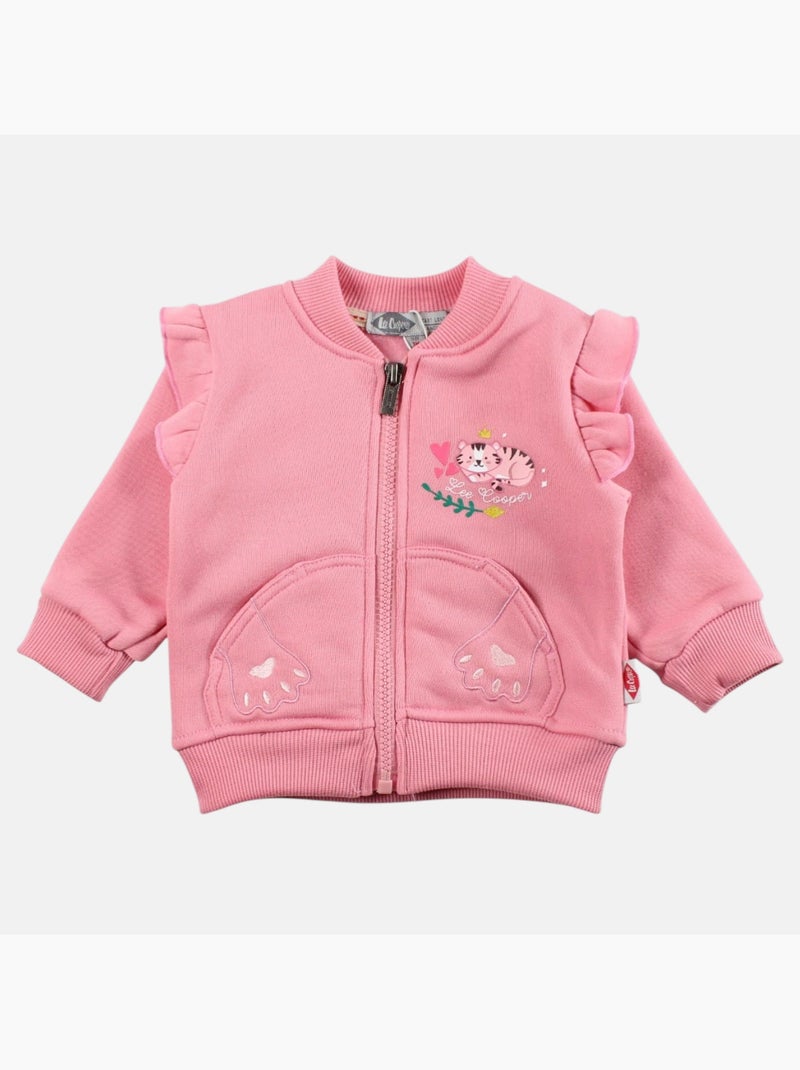 Lee Cooper - Completo giacca e pantalone jogging neonata Rosa - Kiabi