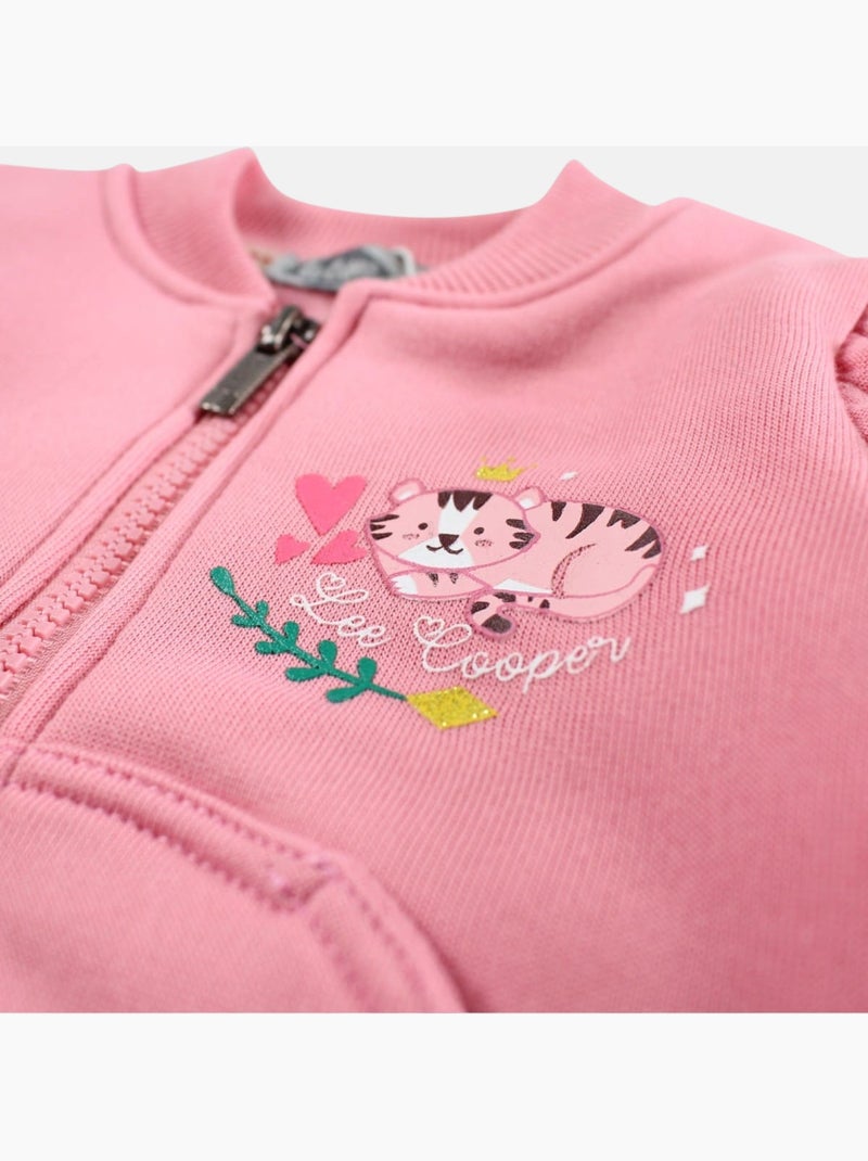 Lee Cooper - Completo giacca e pantalone jogging neonata Rosa - Kiabi