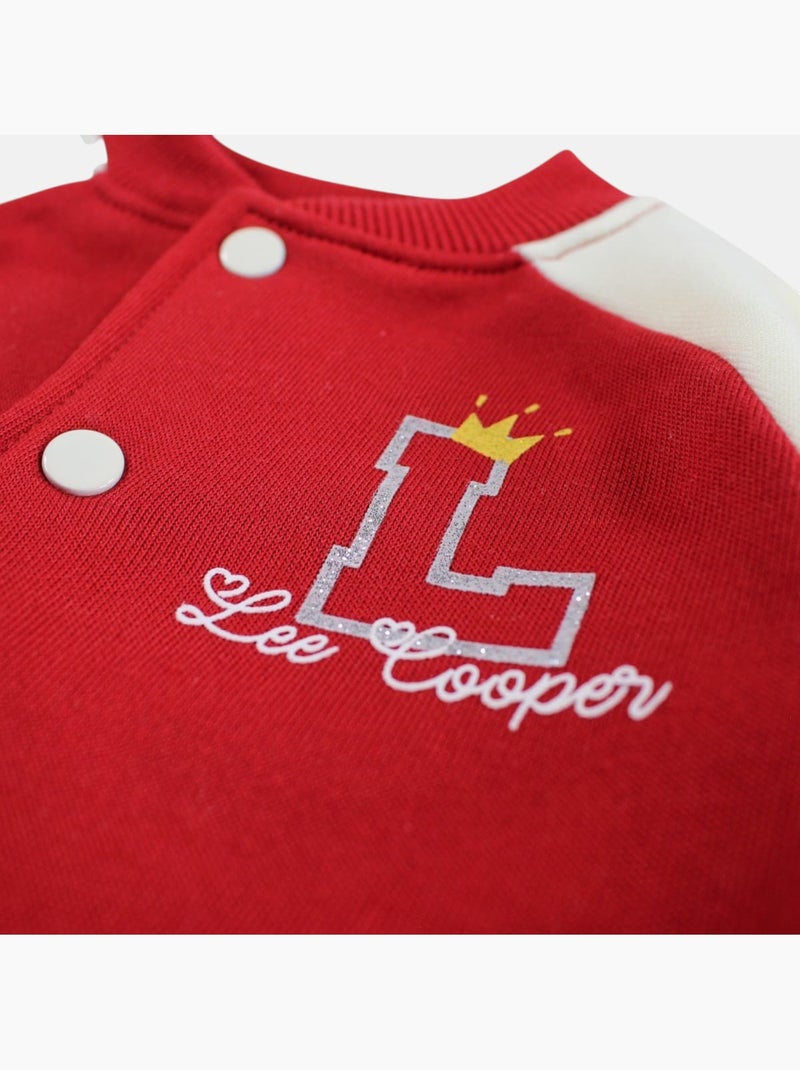 Lee Cooper - Completo giacca e pantalone jogging neonata Rosso - Kiabi