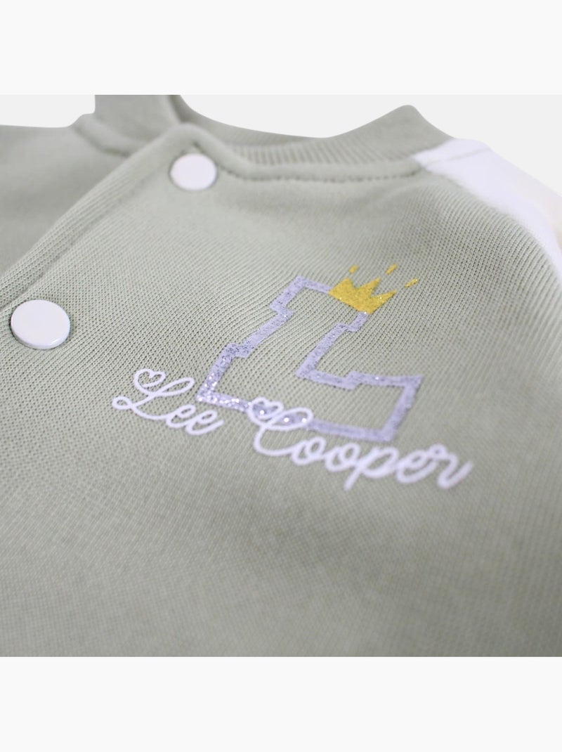 Lee Cooper - Completo giacca e pantalone jogging neonata Verde - Kiabi
