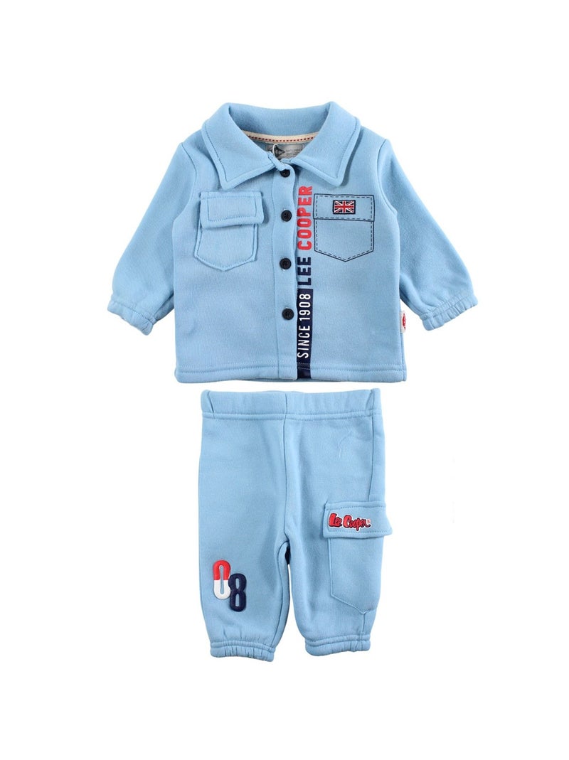 Lee Cooper - Completo giacca e pantalone jogging neonato bambino Blu - Kiabi
