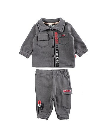 Lee Cooper - Completo giacca e pantalone jogging neonato bambino