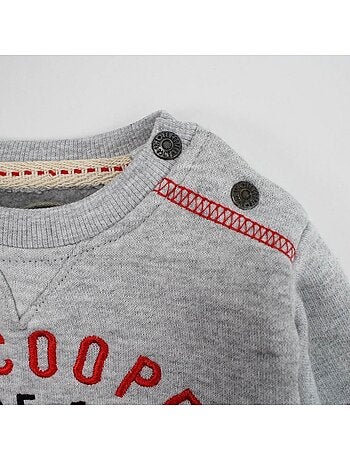 Lee Cooper - Completo maglietta a maniche lunghe con giacca e pantalone neonato