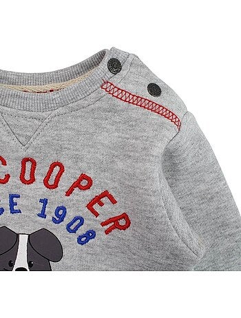 Lee Cooper - Completo maglietta a maniche lunghe con giacca e pantalone neonato