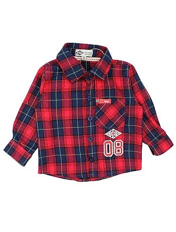 Lee Cooper - Completo maglietta con camicia e pantalone neonato