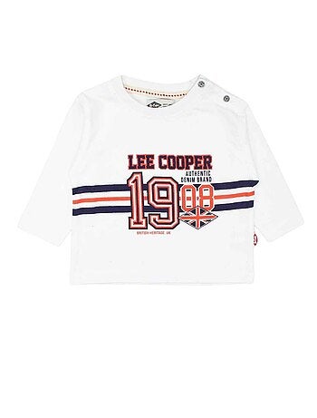 Lee Cooper - Completo maglietta con camicia e pantalone neonato