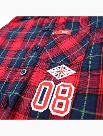 Lee Cooper - Completo maglietta con camicia e pantalone neonato