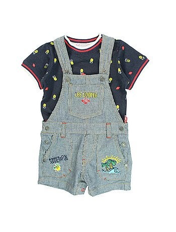 Lee Cooper - Completo maglietta e salopette neonato
