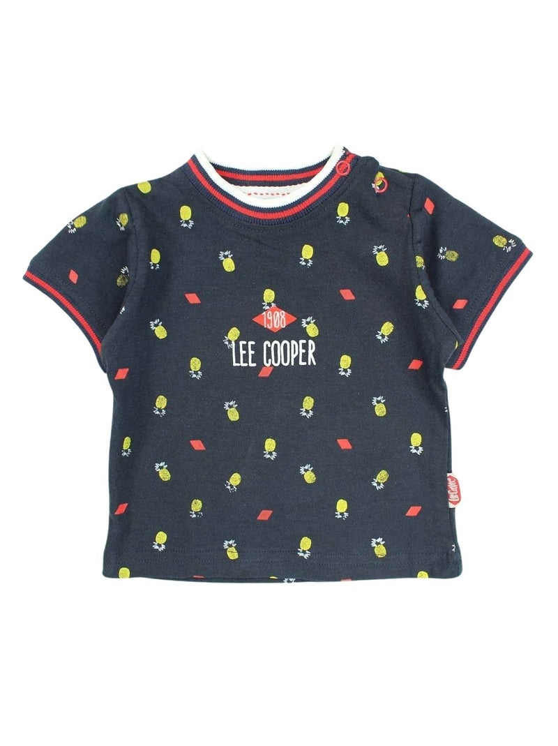 Lee Cooper - Completo maglietta e salopette neonato Blu - Kiabi