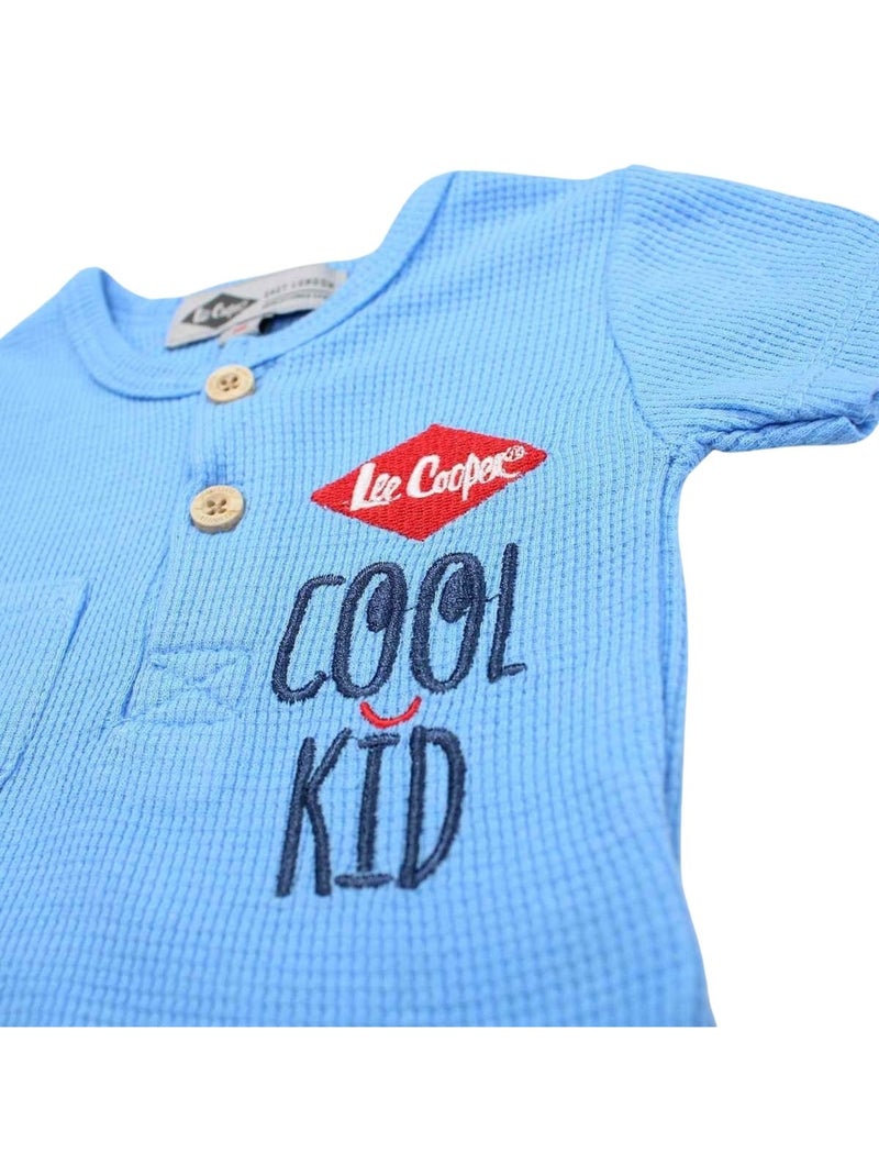 Lee Cooper - Completo maglietta e short con cappello neonato Blu - Kiabi