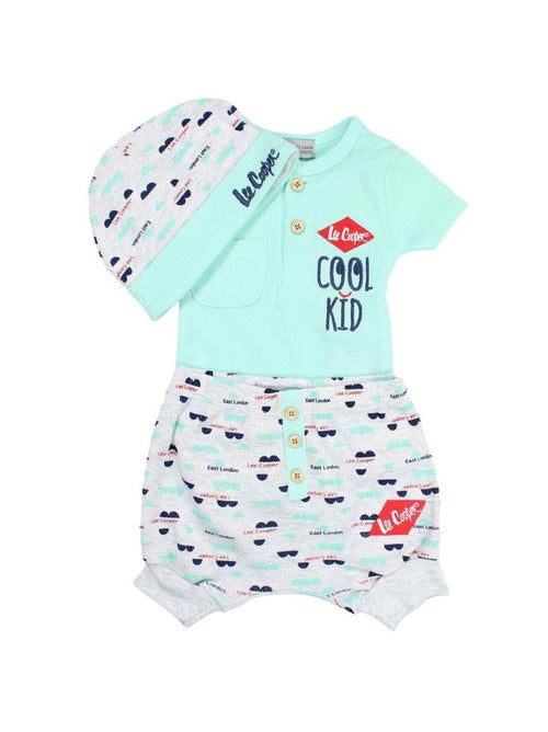 Lee Cooper - Completo maglietta e short con cappello neonato - Kiabi