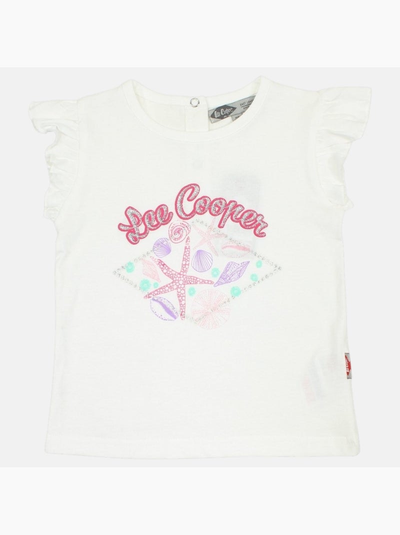 Lee Cooper - Completo maglietta e short neonato Bianco - Kiabi