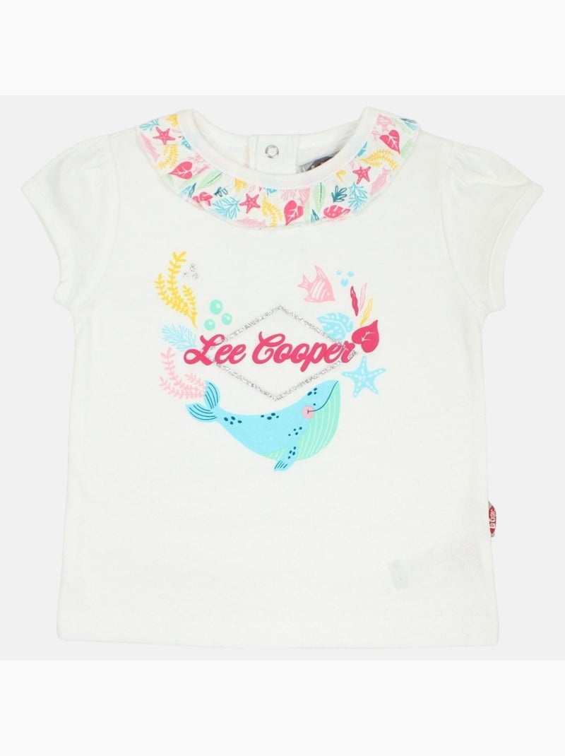 Lee Cooper - Completo maglietta e short neonato Bianco - Kiabi