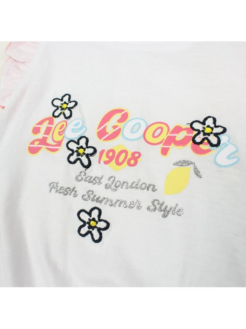 Lee Cooper - Completo maglietta e short neonato Rosa - Kiabi