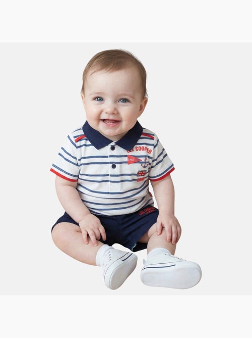 Lee Cooper - Completo neonato maschio polo a maniche corte e pantaloncino - Kiabi