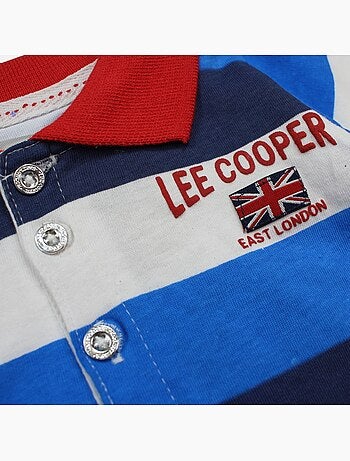 Lee Cooper - Completo neonato maschio polo a maniche corte e pantaloncino