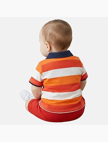 Lee Cooper - Completo neonato maschio polo a maniche corte e pantaloncino