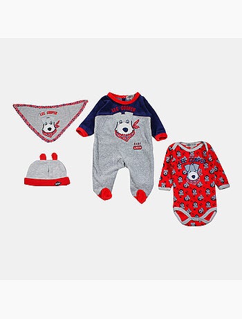 Lee Cooper - Completo pigiama e body con accessori