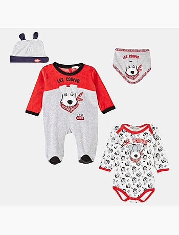 Lee Cooper - Completo pigiama e body con accessori