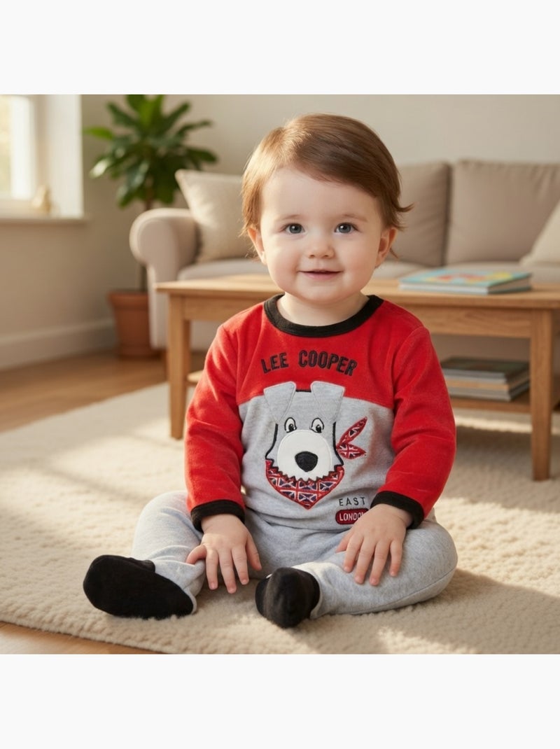 Lee Cooper - Completo pigiama e body con accessori Rosso - Kiabi