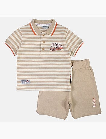 Lee Cooper - Completo polo e short neonato bambino