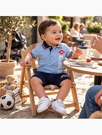 Lee Cooper - Completo polo e short neonato bambino