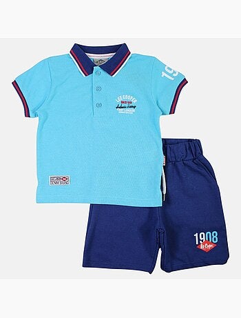 Lee Cooper - Completo polo e short neonato bambino