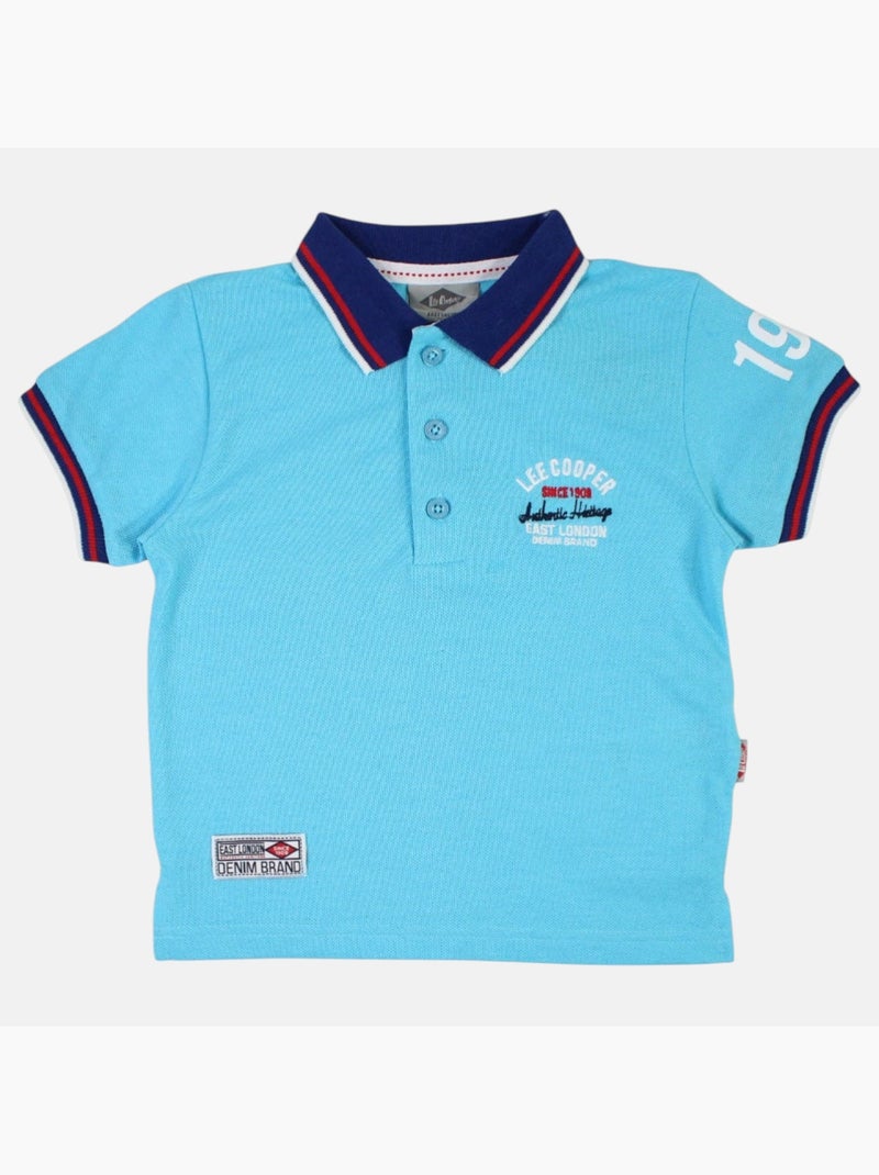 Lee Cooper - Completo polo e short neonato bambino Blu - Kiabi